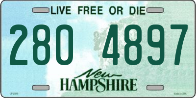 NH license plate 2804897