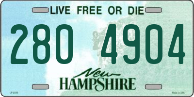 NH license plate 2804904