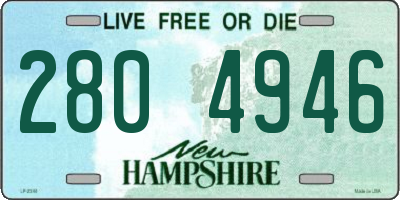 NH license plate 2804946