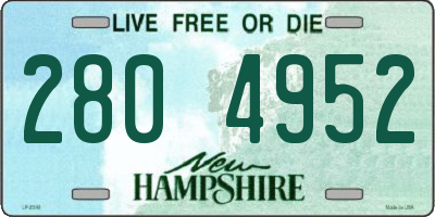 NH license plate 2804952