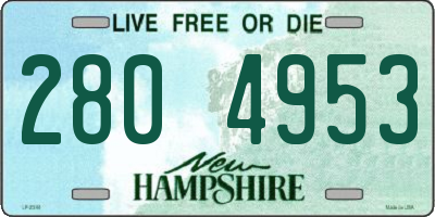 NH license plate 2804953