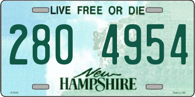 NH license plate 2804954