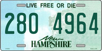 NH license plate 2804964