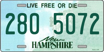 NH license plate 2805072