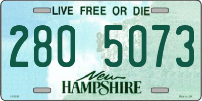 NH license plate 2805073