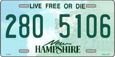 NH license plate 2805106