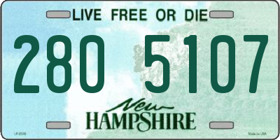 NH license plate 2805107