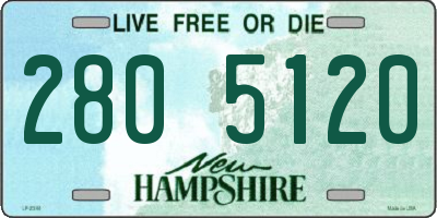 NH license plate 2805120