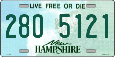 NH license plate 2805121