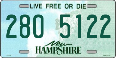 NH license plate 2805122