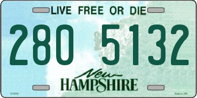NH license plate 2805132