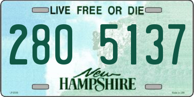 NH license plate 2805137