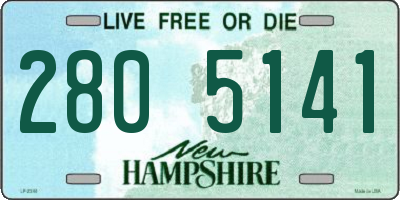 NH license plate 2805141