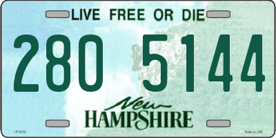 NH license plate 2805144