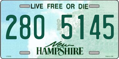 NH license plate 2805145