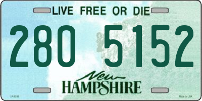 NH license plate 2805152