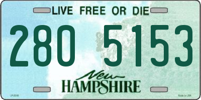 NH license plate 2805153