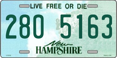 NH license plate 2805163