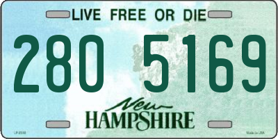 NH license plate 2805169