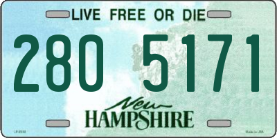 NH license plate 2805171