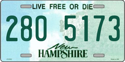 NH license plate 2805173