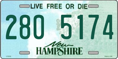 NH license plate 2805174