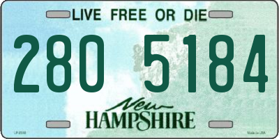 NH license plate 2805184