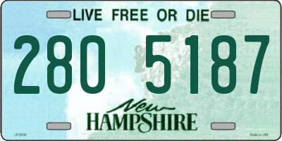 NH license plate 2805187
