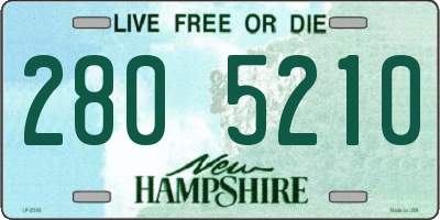 NH license plate 2805210