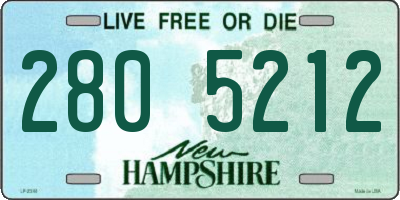 NH license plate 2805212