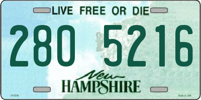 NH license plate 2805216