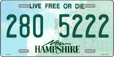 NH license plate 2805222