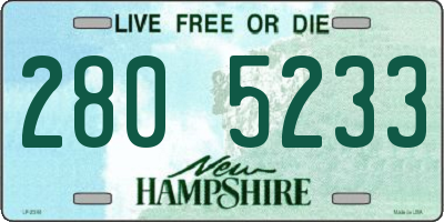 NH license plate 2805233