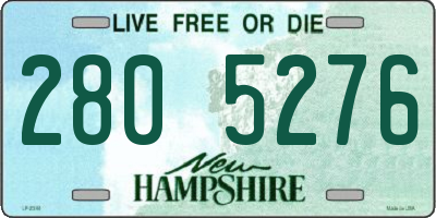 NH license plate 2805276