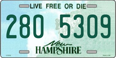NH license plate 2805309