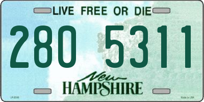 NH license plate 2805311