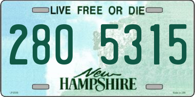 NH license plate 2805315