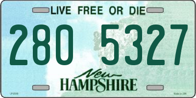 NH license plate 2805327