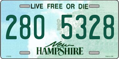 NH license plate 2805328