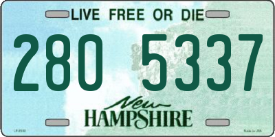 NH license plate 2805337
