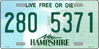 NH license plate 2805371