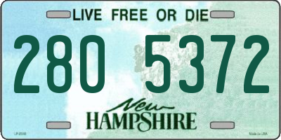 NH license plate 2805372