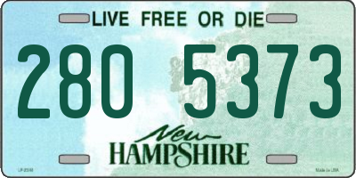 NH license plate 2805373