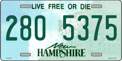 NH license plate 2805375