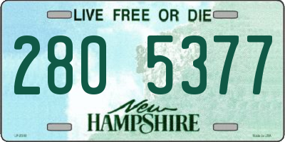 NH license plate 2805377
