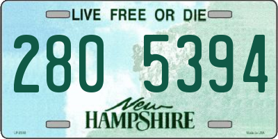 NH license plate 2805394