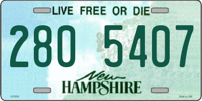 NH license plate 2805407