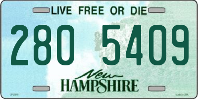 NH license plate 2805409