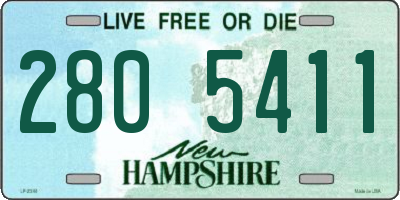 NH license plate 2805411