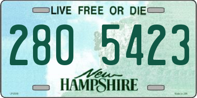NH license plate 2805423